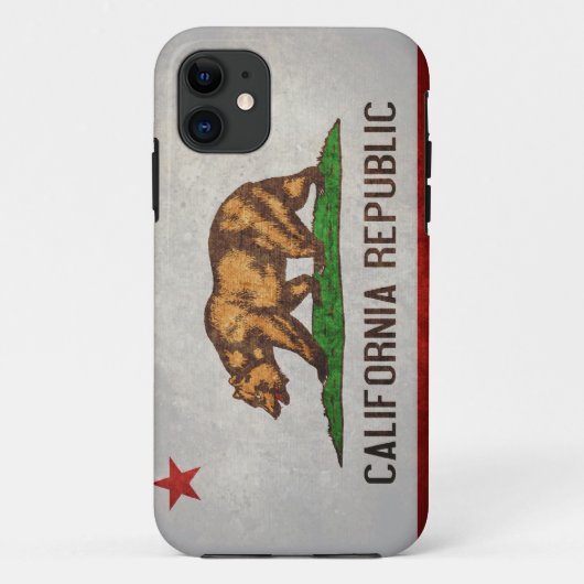 カリフォルニア州の旗 Case-Mate iPhoneケース (裏面)