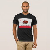 カリフォルニア州の旗 Tシャツ (正面フル)