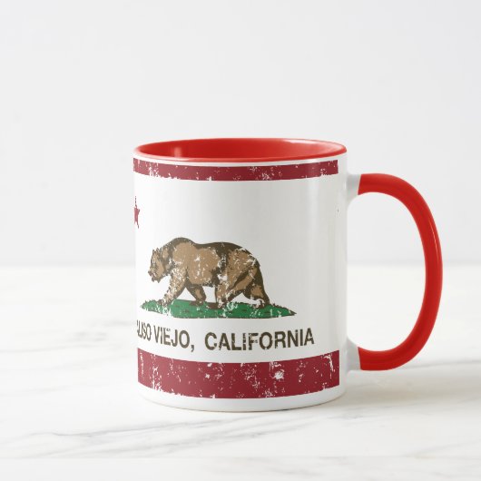 カリフォルニア州の旗Aliso Viejo マグカップ (右)