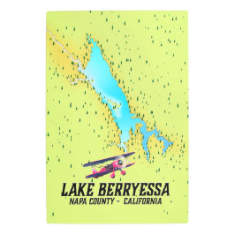 カリフォルニア州の湖ベリーセサナパカウンティ メタルプリント