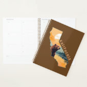 カリフォルニア州の熊の山 プランナー手帳 (ディスプレー)