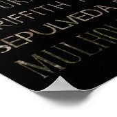 カリフォルニア州の目的地 ポスター (角)