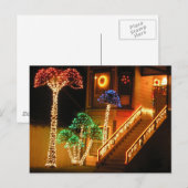 カリフォルニア州の祝日の挨拶 シーズンポストカード (正面/裏面)