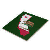 カリフォルニア州の輪郭とシルエット タイル (側面)