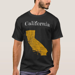 カリフォルニア州の郡と専攻の道路 Tシャツ