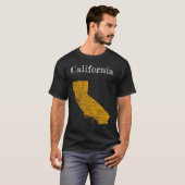 カリフォルニア州の郡と専攻の道路 Tシャツ (正面フル)