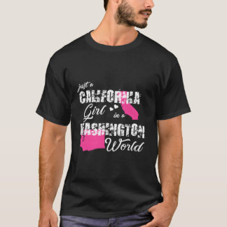 カリフォルニア州はワシントン州に位置するカリフォルニア州 Tシャツ