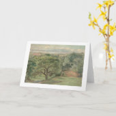 カリフォルニア州を見下ろすバークレー(0138B) カード (黄色い花)