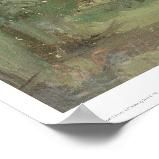 カリフォルニア州を見下ろすバークレー(0138B) ポスター (角)