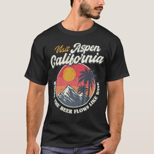 カリフォルニア州アスペンの友達を訪ねて Tシャツ (正面)
