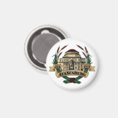 カリフォルニア州アタカデロのシール マグネット (正面/裏面)