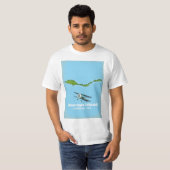 カリフォルニア州アナカパ島アメリカ地図 Tシャツ (正面フル)