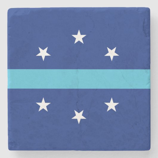 カリフォルニア州アナハイム国旗 ストーンコースター (正面)