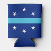 カリフォルニア州アナハイム国旗 缶クーラー (正面)