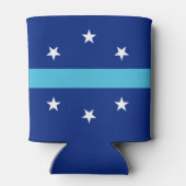 カリフォルニア州アナハイム国旗 缶クーラー (裏面)