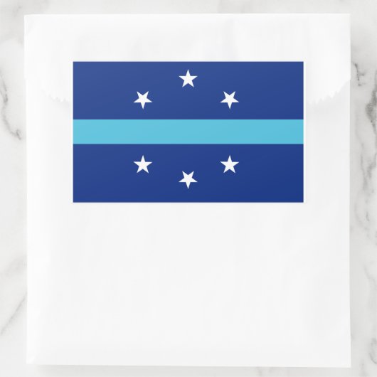 カリフォルニア州アナハイム国旗 長方形シール (バッグ)