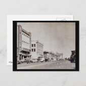 カリフォルニア州アナハイム市W.センター1940年代ヴィンテージ ポストカード (正面/裏面)