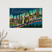 カリフォルニア州アナハイム – ラージレターのシーン ポスター (キッチン)