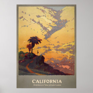カリフォルニア州アメリカのバケーションランド ポスター