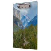 カリフォルニア州アメリカヨセミテのハーフドームのビュー クリップボード (左)