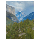 カリフォルニア州アメリカヨセミテのハーフドームのビュー クリップボード (裏面)