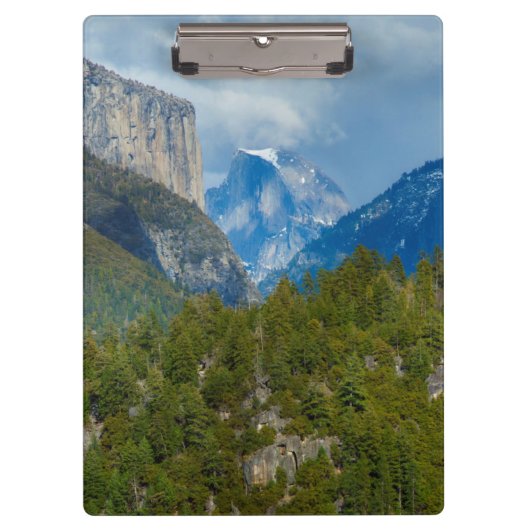 カリフォルニア州アメリカヨセミテのハーフドームのビュー クリップボード (正面)