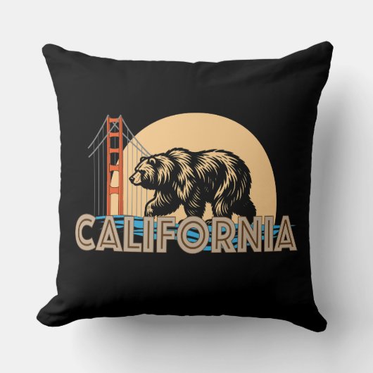 カリフォルニア州アメリカ合衆国 クッション (正面)