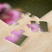 カリフォルニア州アメリカ桃色の開花が木の上にある ジグソーパズル (側面)