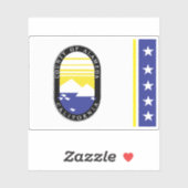 カリフォルニア州アラメダ州旗 シール (シート)