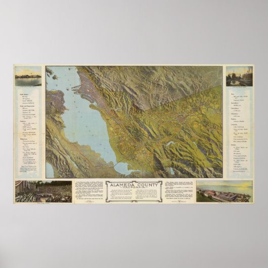 カリフォルニア州アラメダ郡 ポスター (正面)