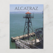 カリフォルニア州アルカトラズ島刑務所ガードタワー ポストカード (正面)