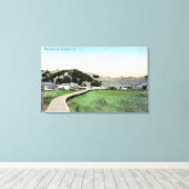 カリフォルニア州アルクスラークスパーの見解 キャンバスプリント (インサイチュ (ウッドフロア))