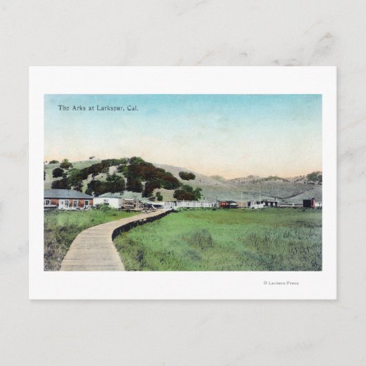 カリフォルニア州アルクスラークスパーの見解 ポストカード (正面)