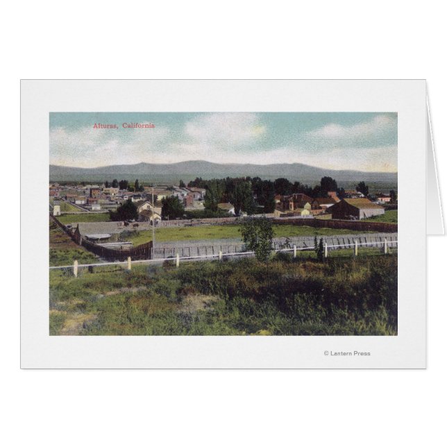 カリフォルニア州アルチュラスの空中表示 (正面横)