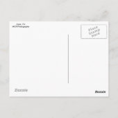 カリフォルニア州アンザの夕日 ポストカード (裏面)