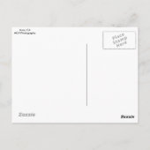 カリフォルニア州アンザの夕日 ポストカード (裏面)