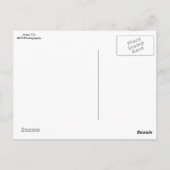 カリフォルニア州アンザの夕日 ポストカード (裏面)