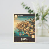 カリフォルニア州アーバイン |ヴィンテージはがき ポストカード (スタンド正面)