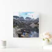 カリフォルニア州イニョ国立森林、レイクエディザ スクエア壁時計 (ホーム)