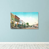 カリフォルニア州イーストストリートヘルズバーグのビュー キャンバスプリント (インサイチュ (ウッドフロア))