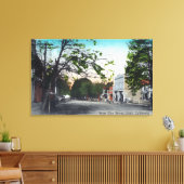 カリフォルニア州ウェストエルムストリートロディのビュー キャンバスプリント (インサイチュ (リビング))