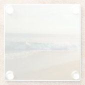 カリフォルニア州ウェッジの朝 ガラスコースター (裏面)