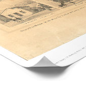 カリフォルニア州ウェバービル。パノラママップ1856 (1846A) ポスター (角)