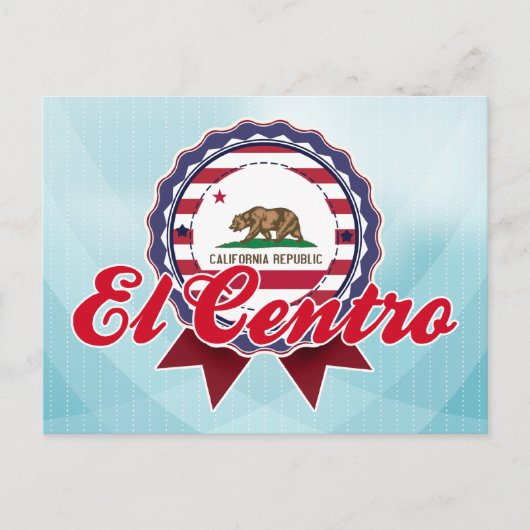 カリフォルニア州エルセントロ ポストカード (正面)