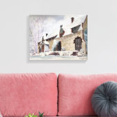 カリフォルニア州エンパイアミンコテージグラスバレー キャンバスプリント (インサイチュ (リビング))