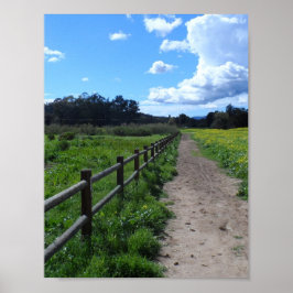 カリフォルニア州オジャイ州カントリー・トレイル ポスター