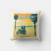 カリフォルニア州オレンジカウンティビーチ クッション (正面)