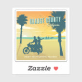 カリフォルニア州オレンジカウンティビーチ シール (シート)