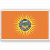 カリフォルニア州オレンジ州旗 シール (正面)