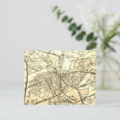 カリフォルニア州オロビルヴィンテージ地図 ポストカード (スタンド正面)